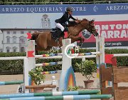 Betti Kalahari CsioArJYR SS7 8075 : Betti Viola Sofia, CSIO Giovani Arezzo, Kalahari Duke, foto Stefano Secchi ©