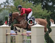 Manganotti Leap CsioArJYR SS7 7777 : CSIO Giovani Arezzo, Leap de Riverland, Manganotti Marcello, foto Stefano Secchi ©