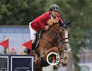 Manganotti Leap CsioArJYR SS7 7778 : CSIO Giovani Arezzo, Leap de Riverland, Manganotti Marcello, foto Stefano Secchi ©