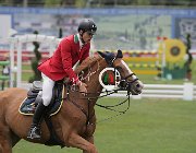 Manganotti Leap CsioArJYR SS7 7794 : CSIO Giovani Arezzo, Leap de Riverland, Manganotti Marcello, foto Stefano Secchi ©