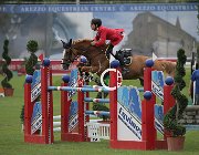 Manganotti Leap CsioArJYR SS7 8027 : CSIO Giovani Arezzo, Leap de Riverland, Manganotti Marcello, foto Stefano Secchi ©