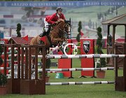 Manganotti Leap CsioArJYR SS7 8029 : CSIO Giovani Arezzo, Leap de Riverland, Manganotti Marcello, foto Stefano Secchi ©