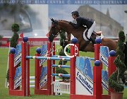 Schillewaert Queen CsioArJYR SS7 7945 : CSIO Giovani Arezzo, Queen de Carene, Schillewaert Laure, foto Stefano Secchi ©