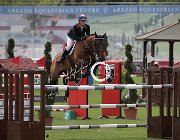 Schillewaert Queen CsioArJYR SS7 7947 : CSIO Giovani Arezzo, Queen de Carene, Schillewaert Laure, foto Stefano Secchi ©