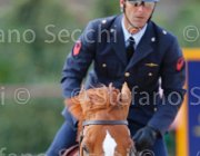 MENCOLINI DANSECOUR CampITA2013- S5 1364 : Campionati Italiani 2013, Cattolica, DANSECOUR DE MUZE, Horse Riviera Resort, MENCOLINI Paolo, foto di Stefano Secchi ©