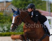 NICODANO ONIX ItaAss2013- S5 1141 : Campionati Italiani 2013, Cattolica, Horse Riviera Resort, NICODANO GEMMA, ONYX DU FRAIGNEAU, foto di Stefano Secchi ©
