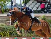 PAPPALETTERA QUICK CampITA2013- S5 0880 : Campionati Italiani 2013, Cattolica, Horse Riviera Resort, PAPPALETTERA SABINO, QUICK STEP 46, foto di Stefano Secchi ©