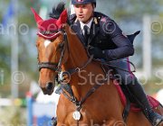 POMPONI ESTRAL CampITA2013- S5 1270 : Campionati Italiani 2013, Cattolica, ESTRAL, Horse Riviera Resort, POMPONI PAOLO, foto di Stefano Secchi ©